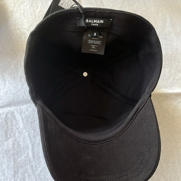 BALMAIN WESTERN EMBROIDERED BASEBALL CAP SIZE 3/LARGE BRAND NEW - Picture 7 of 8
